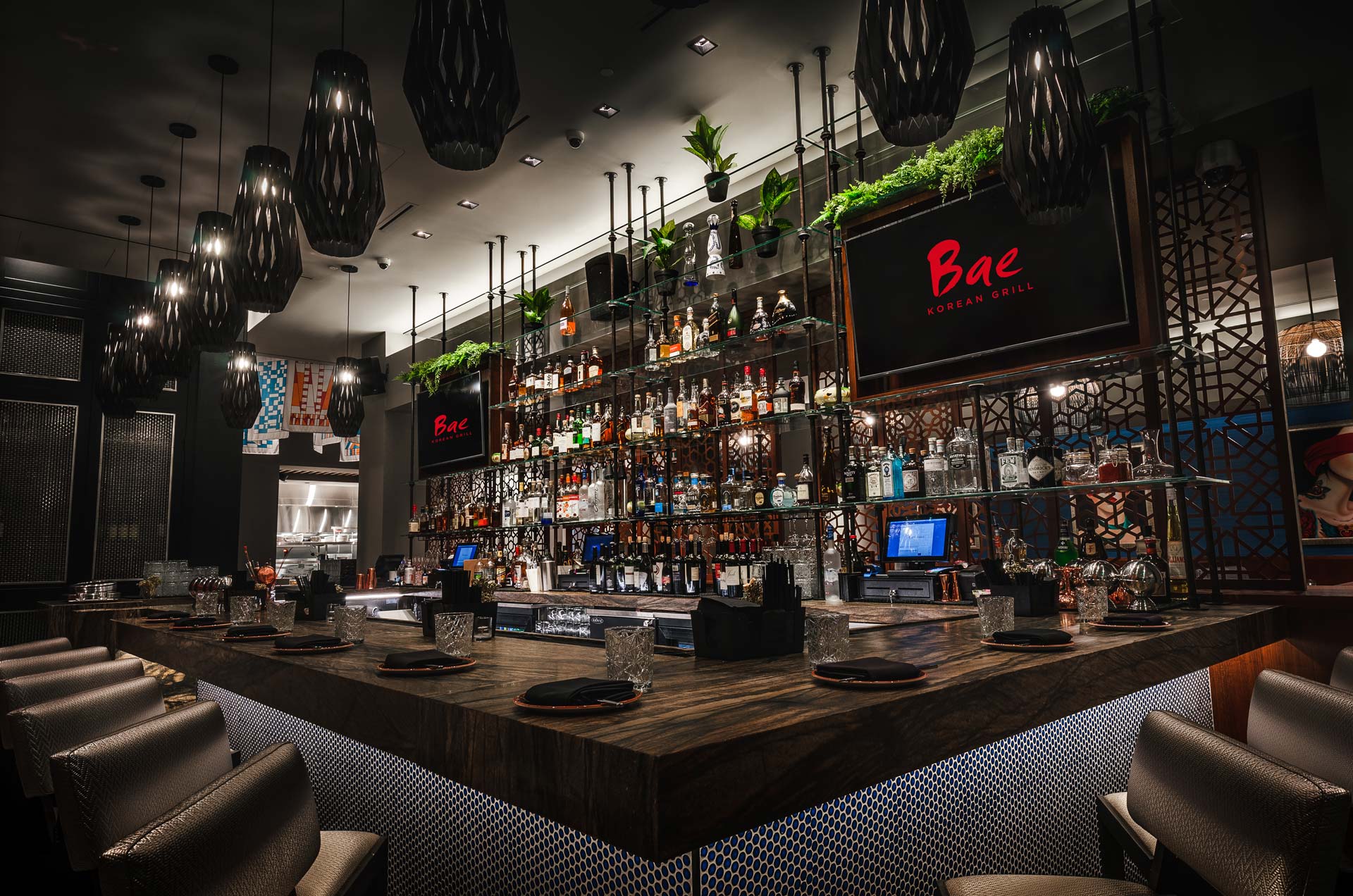 Bae Korean Grill interior bar
